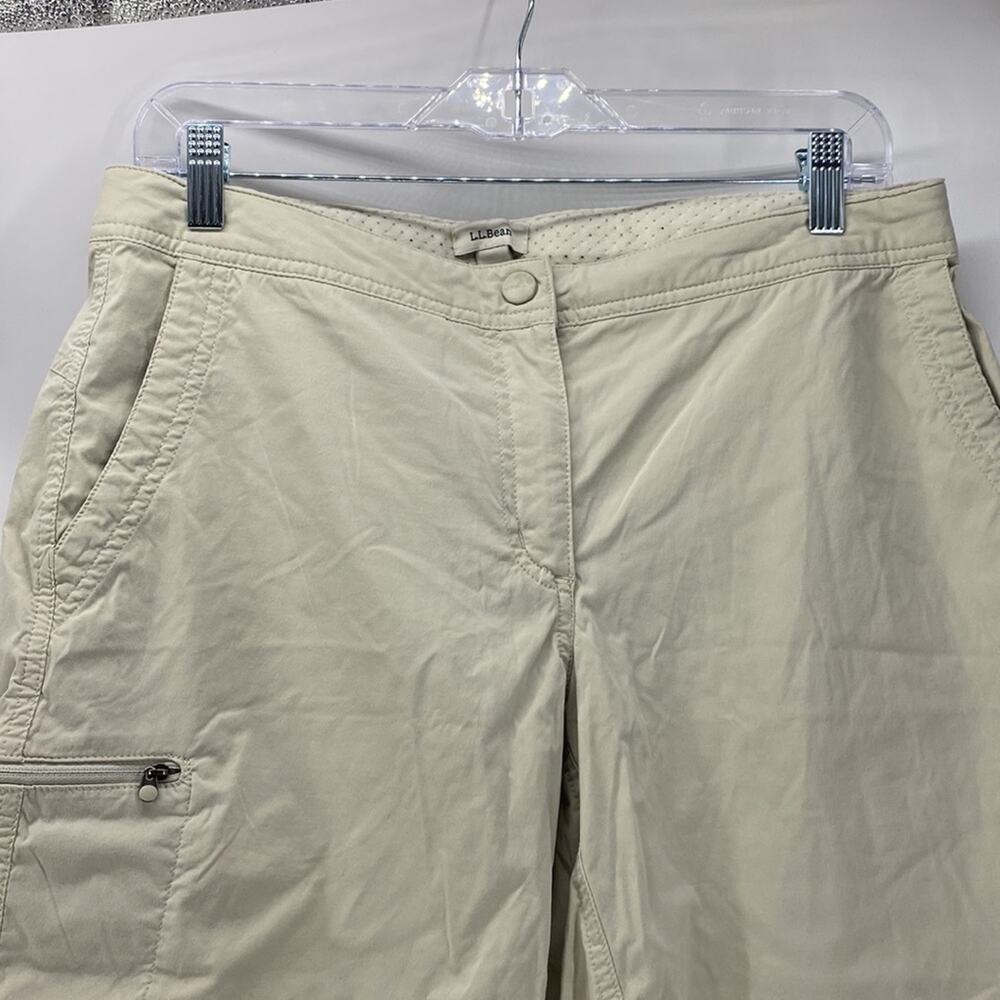 LL BEAN Water-Repellent Comfort Trail Shorts pockets gorpcore outdoor size 10 - Picture 3 of 6